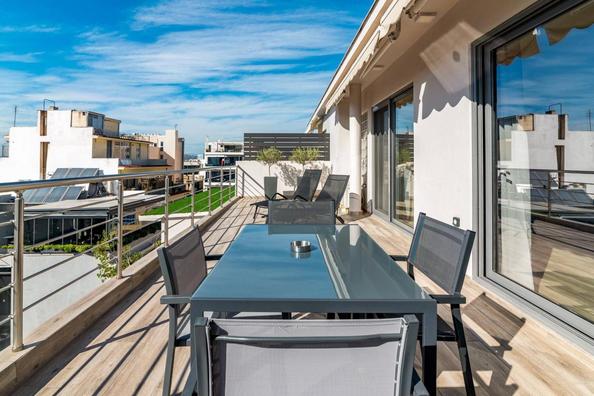 Dreamy Athens Penthouse With Acropolis View Apartment Ngoại thất bức ảnh